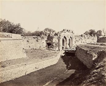 SAMUEL BOURNE (1834-1912) A group of 17 photographs depicting historical landmarks in Delhi. 1860s.